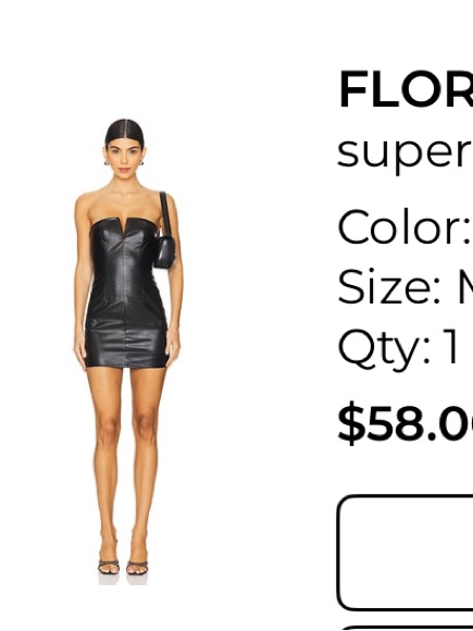 Superdown Black One-Shoulder Mini Dress